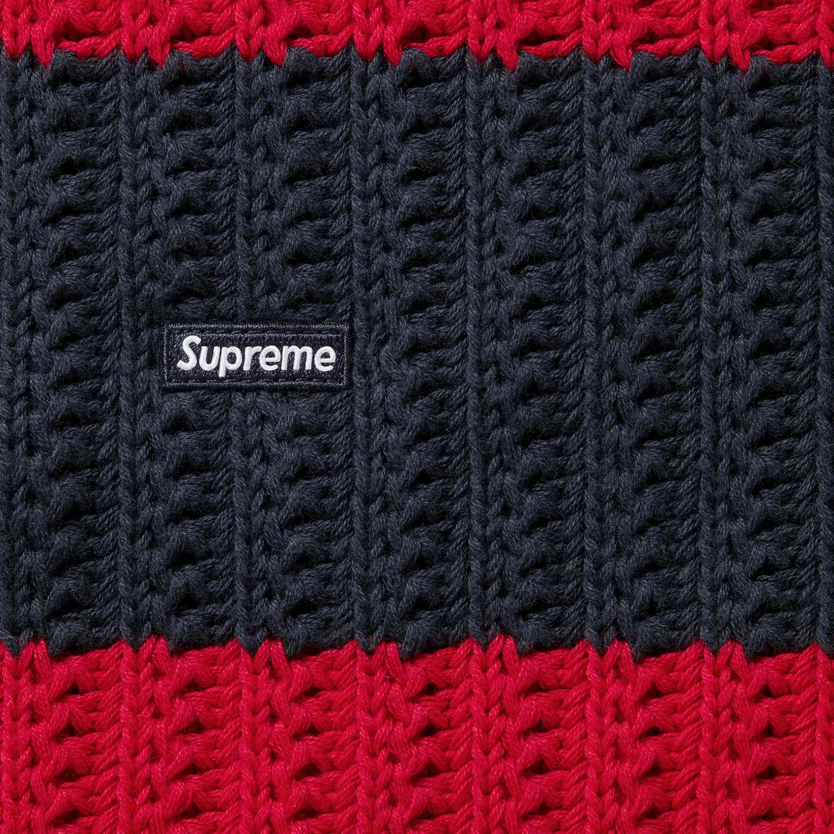 Loose Gauge Stripe Small Box Sweater view 11